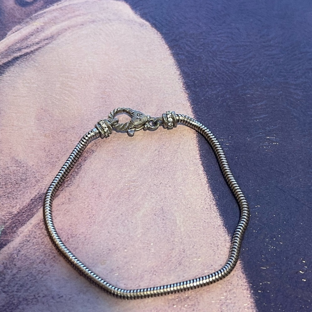 Judith Ripka Elegant 925 Silver Bracelet